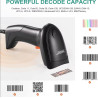 1D industrial barcode scanner