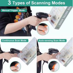 1D industrial barcode scanneris